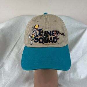 Space Jam Tune Squad Hat Baseball Cap Adjustable Beige Embroidered Logo